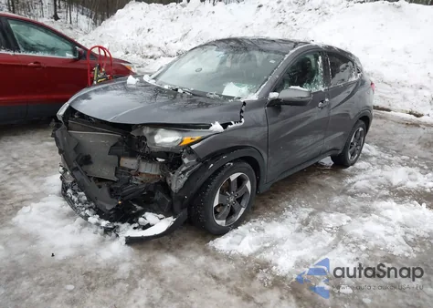 2018 Honda Hr-V Ex из США, поврежденный, VIN 3CZRU6H57JM701772